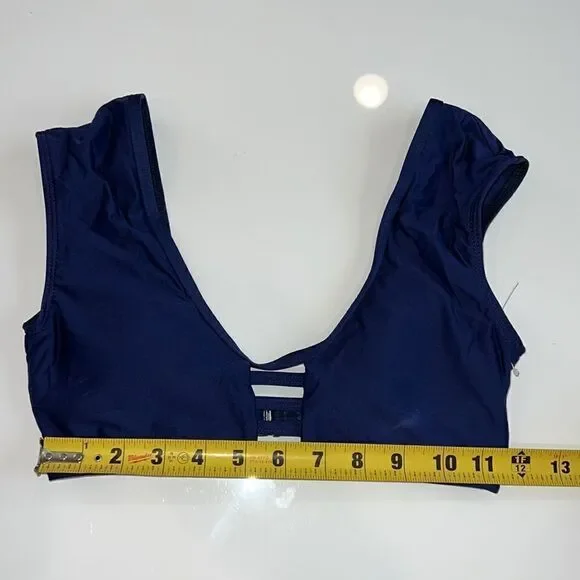 NWOT Splendid Navy Bralette Bikini Top Small - Picture 4 of 8